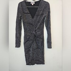 Lipsy London Cocktail Sparkle dress. Black. Size 6